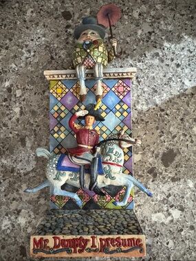 Jim Shore Mr. Dumpty I Presume Multicolor Wall Decor Plaque